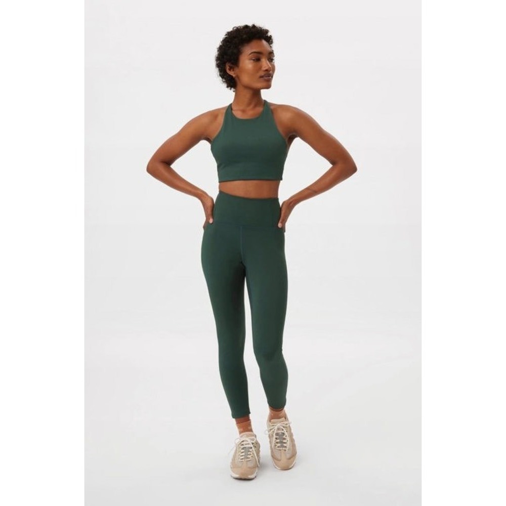Girlfriend Collective High-Rise Compressive Leggings Moss Green Size Large